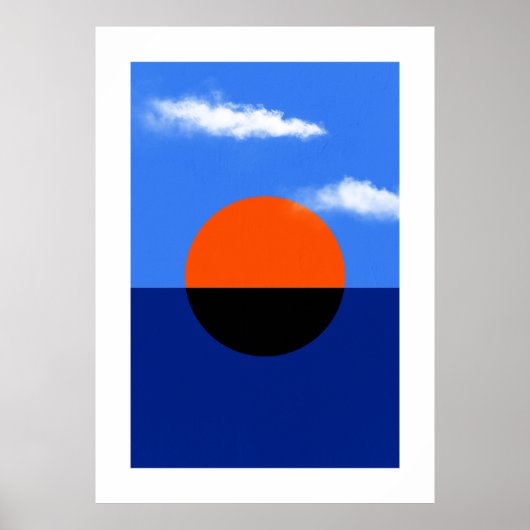 Bauhaus Summer Horizon Poster (Voorkant)