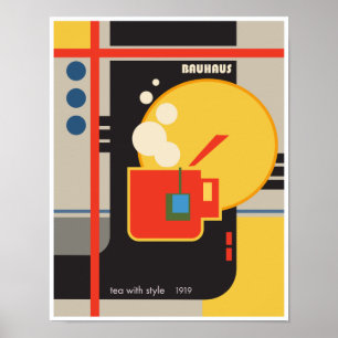 Bauhaus Tea Style Poster