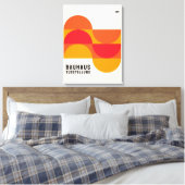 Bauhaus tentoonstelling 1919 B19 Canvas Print (Insitu (Slaapkamer))