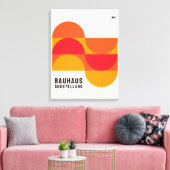 Bauhaus tentoonstelling 1919 B19 Canvas Print (Insitu (Woonkamer))