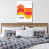 Bauhaus tentoonstelling 1919 B19 Canvas Print (Insitu (Slaapkamer))