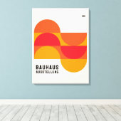 Bauhaus tentoonstelling 1919 B19 Canvas Print (Insitu (Houten vloer))