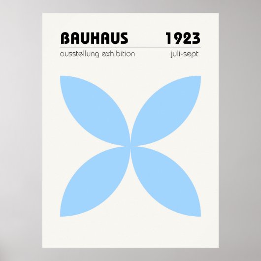 Bauhaus Tentoonstelling Poster 1923 (Voorkant)