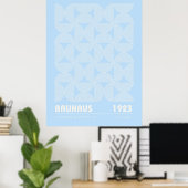 Bauhaus Tentoonstellingsposter 1923 Poster (Thuiskantoor)