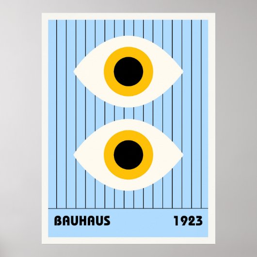 Bauhaus Tentoonstellingsposter 1923 Poster (Voorkant)