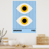 Bauhaus Tentoonstellingsposter 1923 Poster (Keuken)