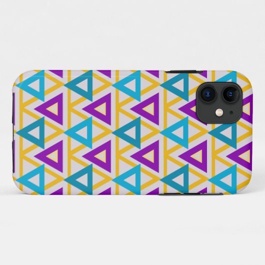 Bauhaus Triangle Mesh Case-Mate iPhone Case (Achterkant (horizontaal))