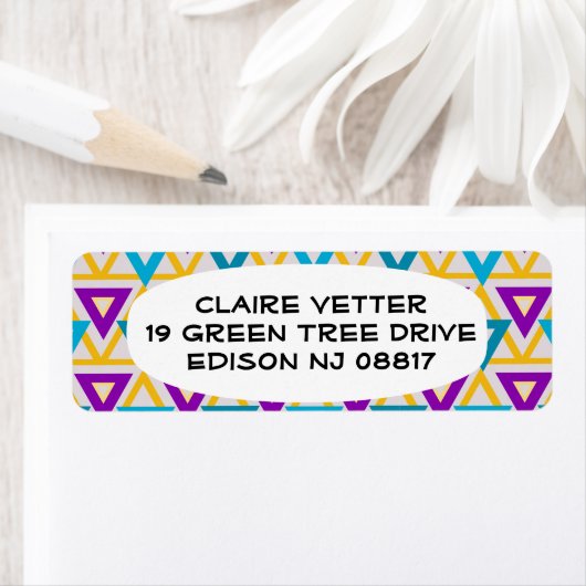 Bauhaus Triangle Mesh Etiket (Insitu)