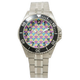 Bauhaus Triangle Mesh Horloge