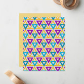 Bauhaus Triangle Mesh Notitiekaartje (Voorkant / Achterkant in situ)