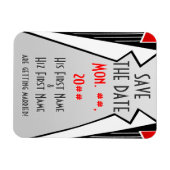 Bauhaus Tuxedo (bewaar de datummagneet) Magneet (Horizontaal)