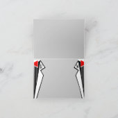 Bauhaus Tuxedo (dank u van beide) Bedankkaart (Binnen)