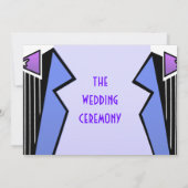 Bauhaus Tuxedo - LBV (huwelijksceremonie) Kaart (Achterkant)