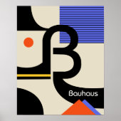 bauhaus typografie retro modern grafisch ontwerp poster (Voorkant)