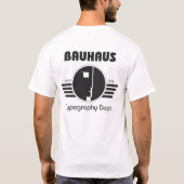 Bauhaus Typography Dept T-shirt (Achterkant)
