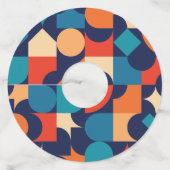 Bauhaus-Vintage Wijnglaslabel (Voorkant)