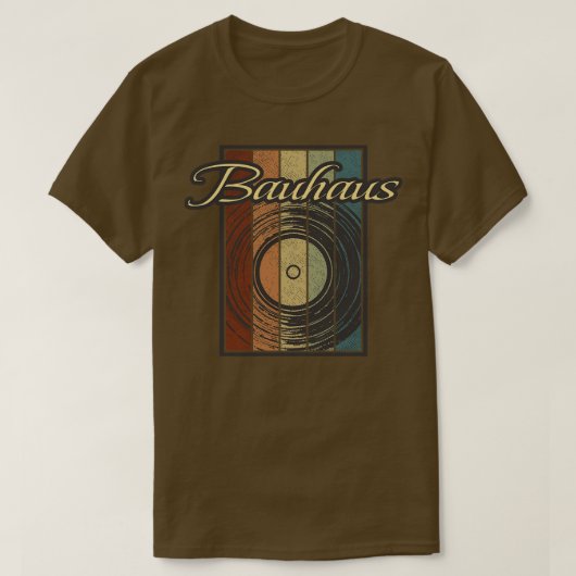 Bauhaus Vynil Silhouette T-shirt (Design voorkant)