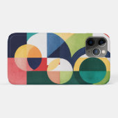 Bauhaus Waterverf - Geometrische groene telefoonho Case-Mate iPhone Case (Achterkant (horizontaal))