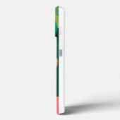 Bauhaus Waterverf - Geometrische groene telefoonho Case-Mate iPhone Case (Achterkant / Links)