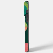 Bauhaus Waterverf - Geometrische groene telefoonho Case-Mate iPhone Case (Achterkant / Links)