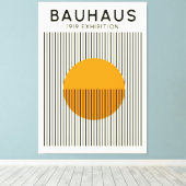 Bauhaus Zonelijnen Poster Mid-Century Print (Insitu (Houten vloer))