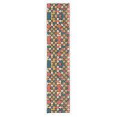 Bauhaus Zuivere Geometrie Harmonie Korte Tafelloper (Voorkant)