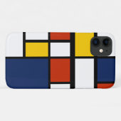 Bauhauspatroon abstracte geometrische kunst schild Case-Mate iPhone case (Achterkant (horizontaal))