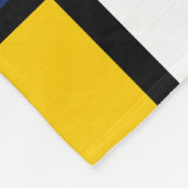 Bauhauspatroon abstracte geometrische kunst schild fleece deken (Hoek)