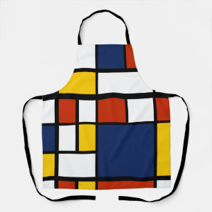 Bauhauspatroon abstracte geometrische kunst schild schort