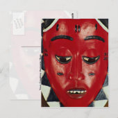 Baule-masker, Ivoorkust Briefkaart (Voorkant / Achterkant)