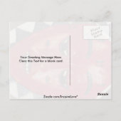 Baule-masker, Ivoorkust Briefkaart (Achterkant)