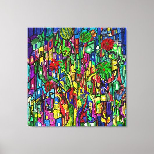 Baum abstrakt canvas afdruk (Voorkant)