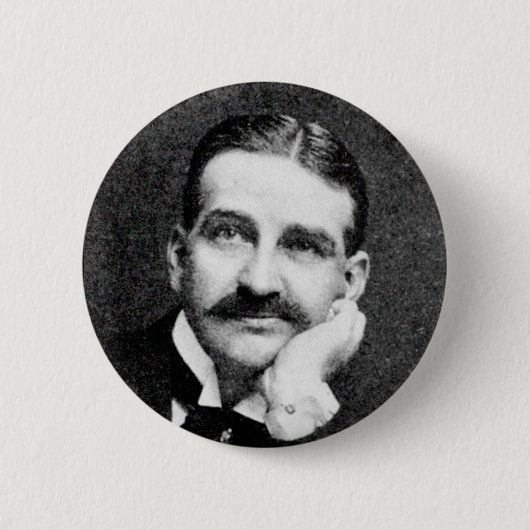 Baum ~ Frank Lyman Writer Wizard of Oz Ronde Button 5,7 Cm (Voorkant)