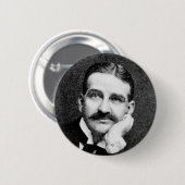 Baum ~ Frank Lyman Writer Wizard of Oz Ronde Button 5,7 Cm (Voorkant /achterkant)