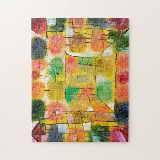 Baum und Architektur-Rhythmen - Paul Klee - Legpuzzel (Verticaal)