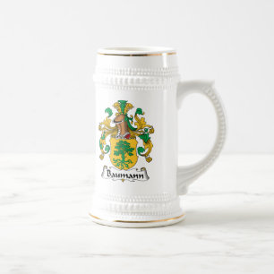 Baumann Family Crest Bierpul