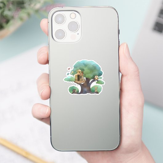 Baumhaus Sticker (Telefoon)