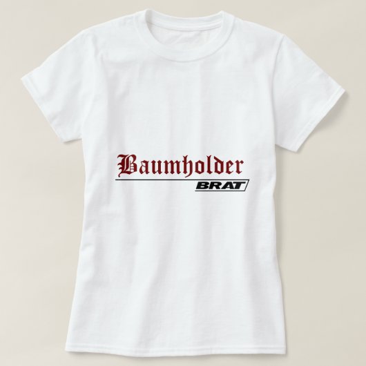 Baumholder Brat -A001L T-shirt (Design voorkant)