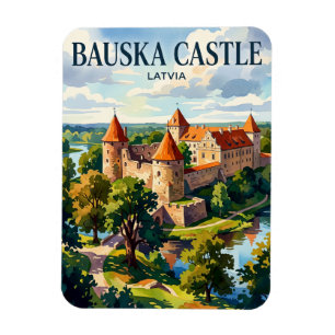 Bauska Kasteel Letland Magneet