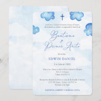 Bautismo Primer Cumple, Boy Baptism 1st Birthday
