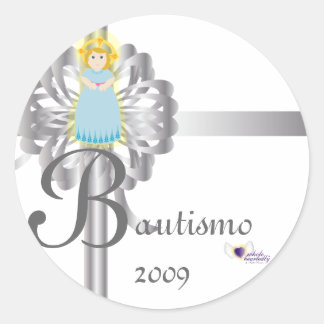 "Bautismo"! Sticker-aanpassen Ronde Sticker