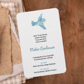 Bautismo y bautizo estampa aankondiging