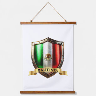Bautista Mexico Erfgoed Schild Hangend Wandkleed