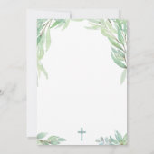 Bautizo 2do Año, Boy Baptism 2e verjaardag Spaans Kaart (Achterkant)