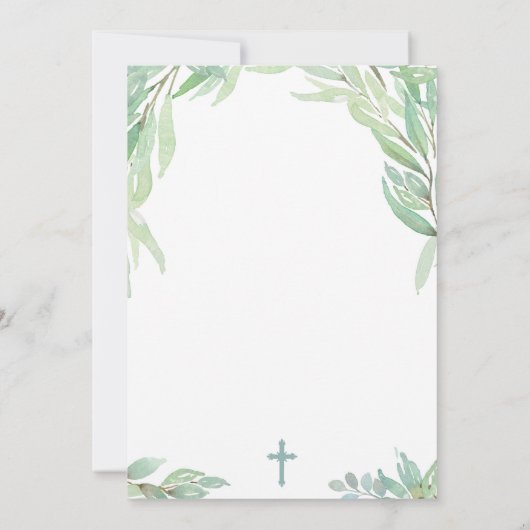 Bautizo 2do Año, Boy Baptism 2e verjaardag Spaans Kaart (Achterkant)