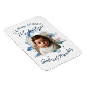 Bautizo con foto Spaanse Waterverf Magneet (Rechterzijde)