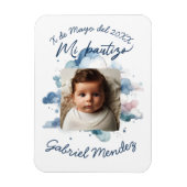 Bautizo con foto Spaanse Waterverf Magneet (Verticaal)
