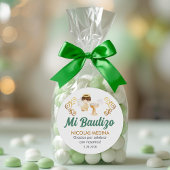 Bautizo in het Spaans Schattige doopfeest gunsten Ronde Sticker