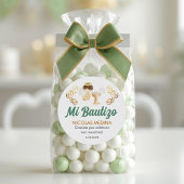 Bautizo in het Spaans Schattige doopfeest gunsten Ronde Sticker