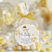 Bautizo in het Spaans Schattige doopfeest Ronde Sticker